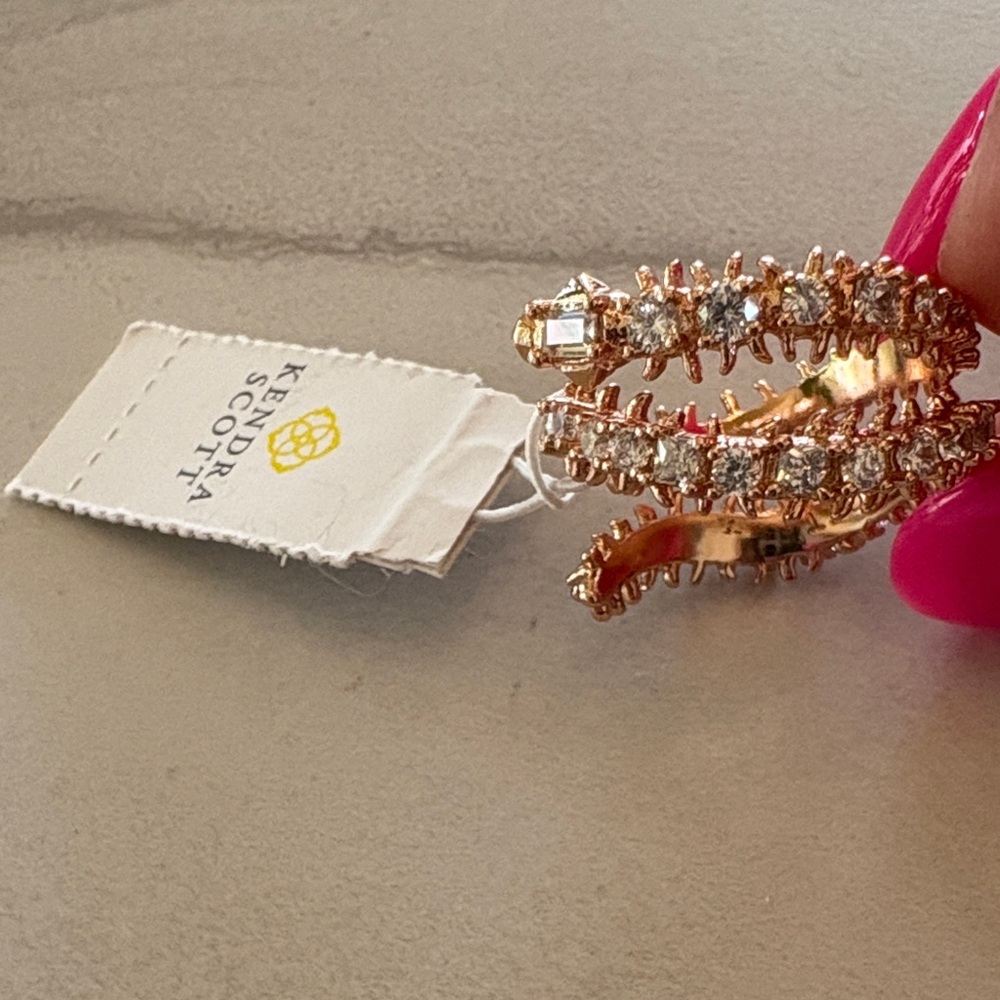 Kendra Scott Rosegold Beck ring - size 6 NWT - Picture 4 of 4